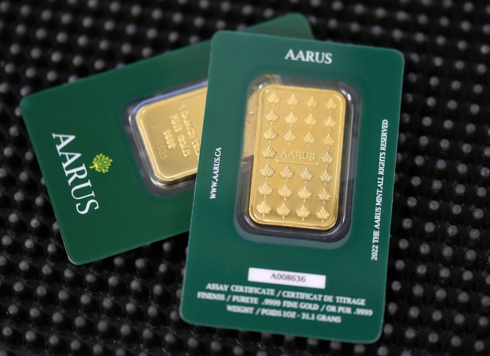 1 OZ GOLD AARUS BAR