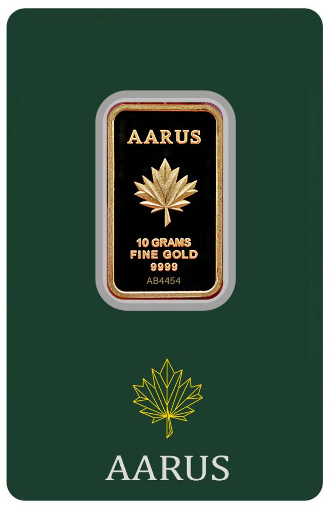 10 GRAM GOLD BAR AARUS
