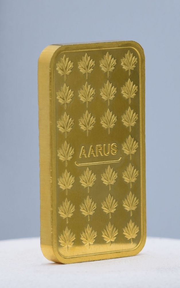 100 GRAM AARUS GOLD BAR