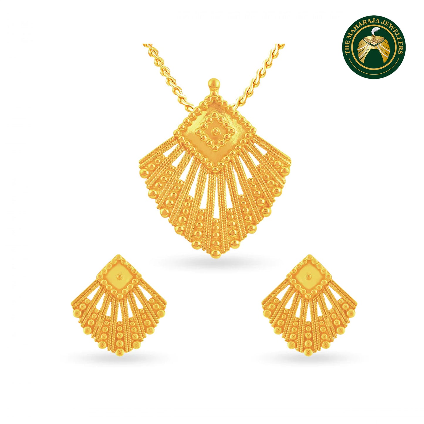 Yellow Pendant Set